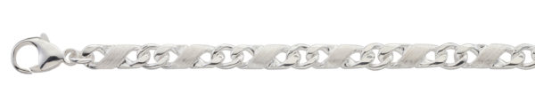 8er-Kette poliert/sattiniert, 5.6 mm
