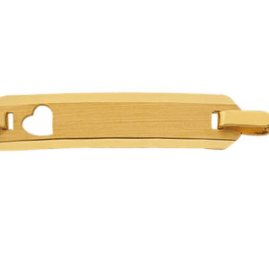 Venezianer mit ausgestanztem Herzen und diamantiertem Rand, 1.1 mm