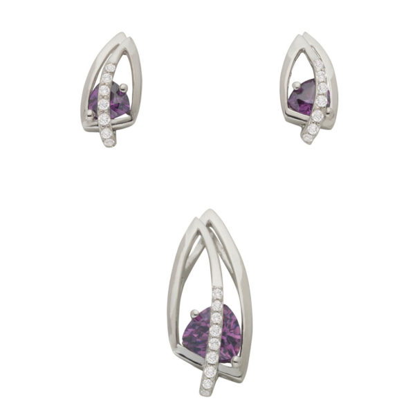 Set Ohrschmuck und Anhänger