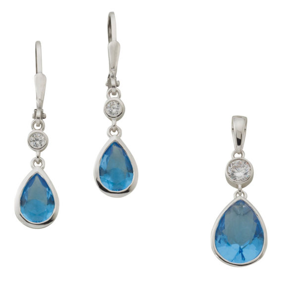 Set Ohrschmuck und Anhänger