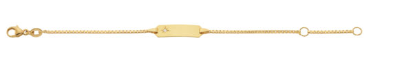 Venezianer mit Brillant 0.0075 ct wsi, 1.1 mm