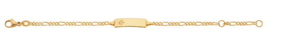 Figaro mit Brillant 0.0075 ct wsi, 2.2 mm