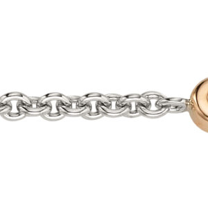 Anker rund mit Brill.-Teilen (Total 0.13 ct.)