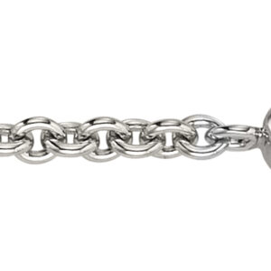 Anker rund mit 3 WG Brill. Teilen (Total 0.078 ct.)