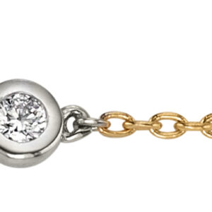 Bracelet mit Brill 0.06 wsi, 1.2 mm