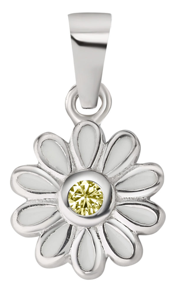Anhänger Blume weiss